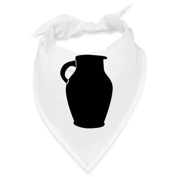 Bembel Bembel Bembel - Bandana - Weiß - Vorne