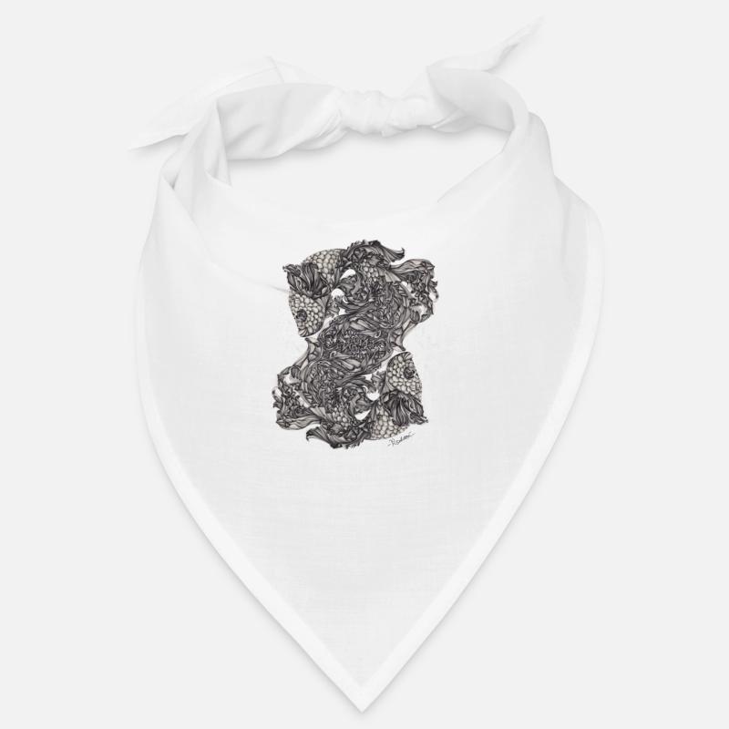 Fische Sternzeichen - Bandana - Weiß