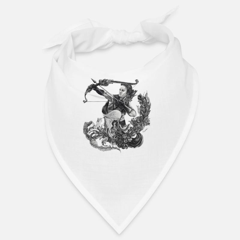 Schütze Sternzeichen - Bandana - Weiß