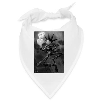 PUNK - Bandana - Weiß - Vorne