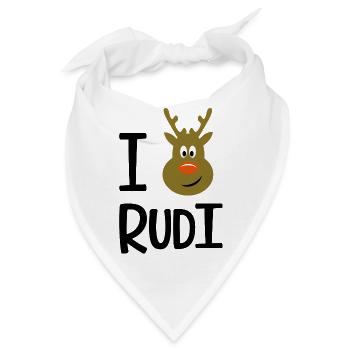 Rudolph - Bandana - Weiß - Vorne