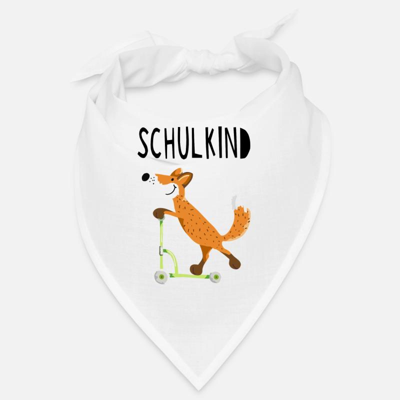 Endlich Schuldkind - Kleiner Fuchs mit Roller Bandana