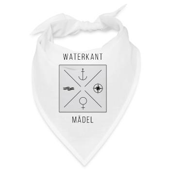 Waterkant Maedel - Bandana - Weiß - Vorne