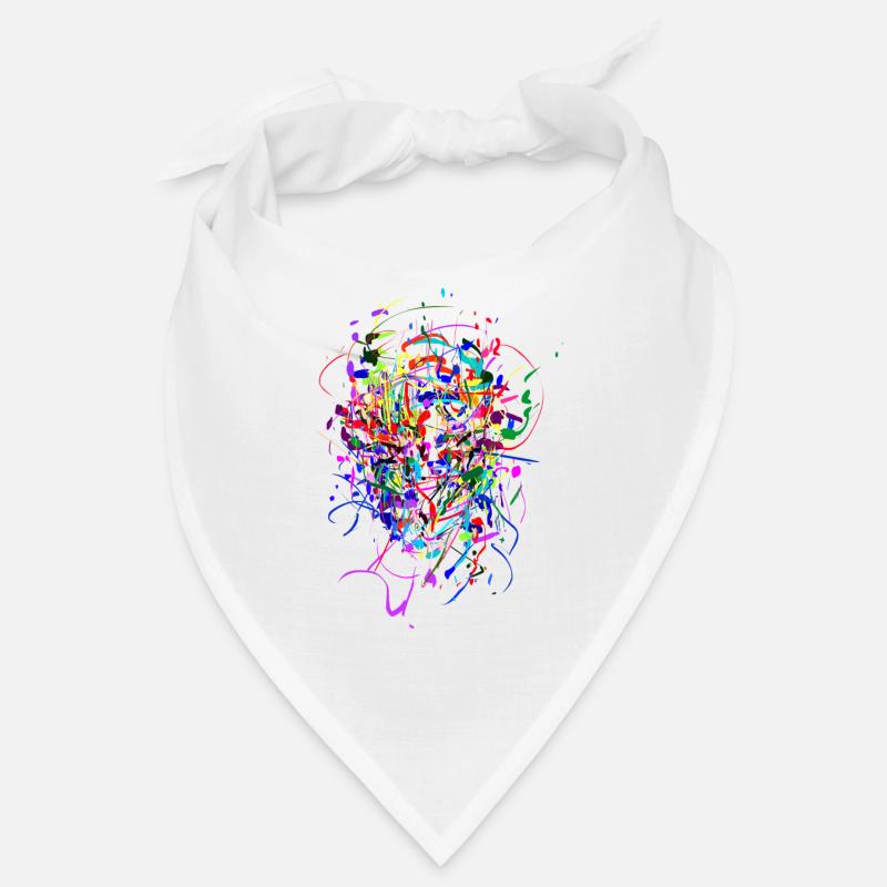 Couleur - Bombe / Abstrait / Visage Bandana