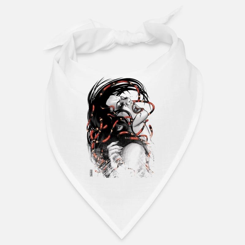 Qualle - Bandana - Weiß