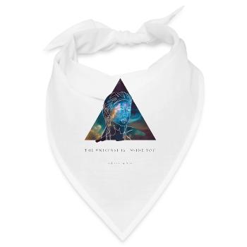 DAS UNIVERSUM IST IN IHNEN - Bandana - Weiß - Vorne