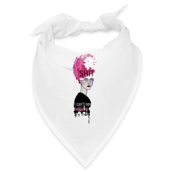 Shit Shirt - Bandana - Weiß - Vorne