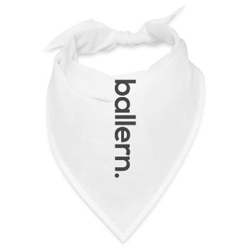 ballern. - Bandana - Weiß - Vorne