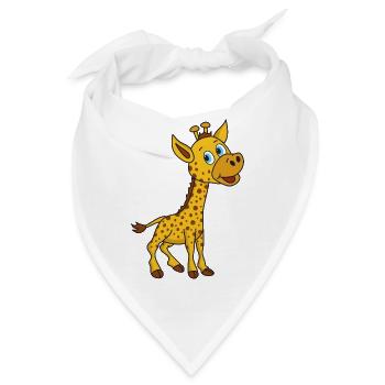Giraffe - Bandana - Weiß - Vorne