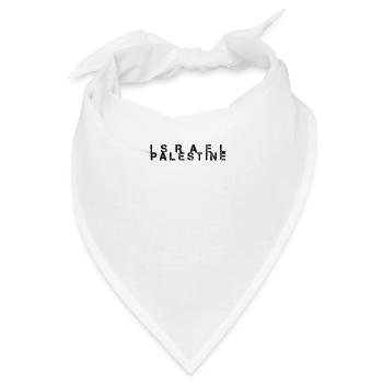 Israel Palästina - Bandana - Weiß - Vorne