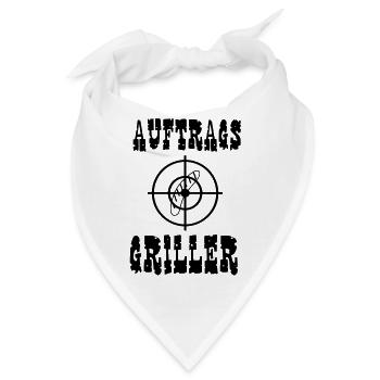 Auftragsgriller - Bandana - Weiß - Vorne