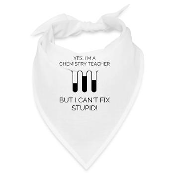 Chemie - Bandana - Weiß - Vorne