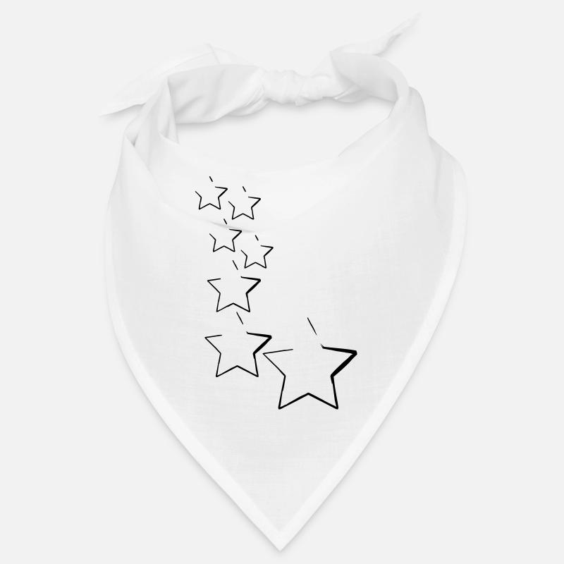 étoiles - Bandana - blanc
