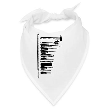 Werkzeug - Bandana - Weiß - Vorne
