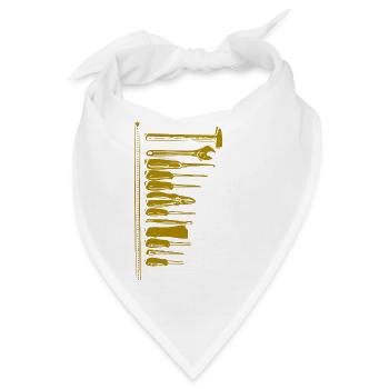 Werkzeug - Bandana - Weiß - Vorne