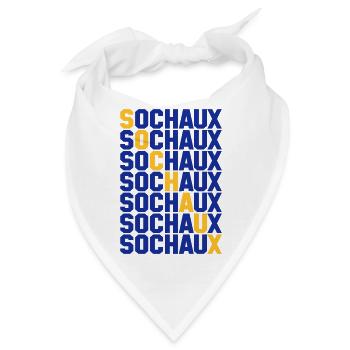 Sochaux Gitter - Bandana - Weiß - Vorne