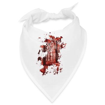 Wald - Bandana - Weiß - Vorne