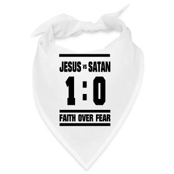 Jesus - Jesus Christus - Team Jesus - Gott - Bandana - Weiß - Vorne