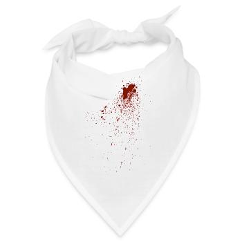 Blood - Bandana - Weiß - Vorne
