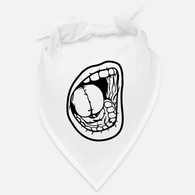 Crier bouche ouverte Bandana