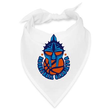 Basketball Helm Gladiator Gladiator Basketball Logo - Bandana - Weiß - Vorne