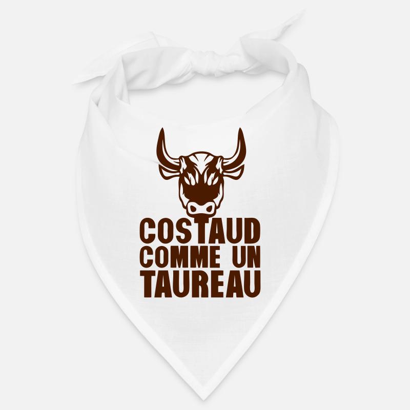 costaud comme un taureau expression Bandana