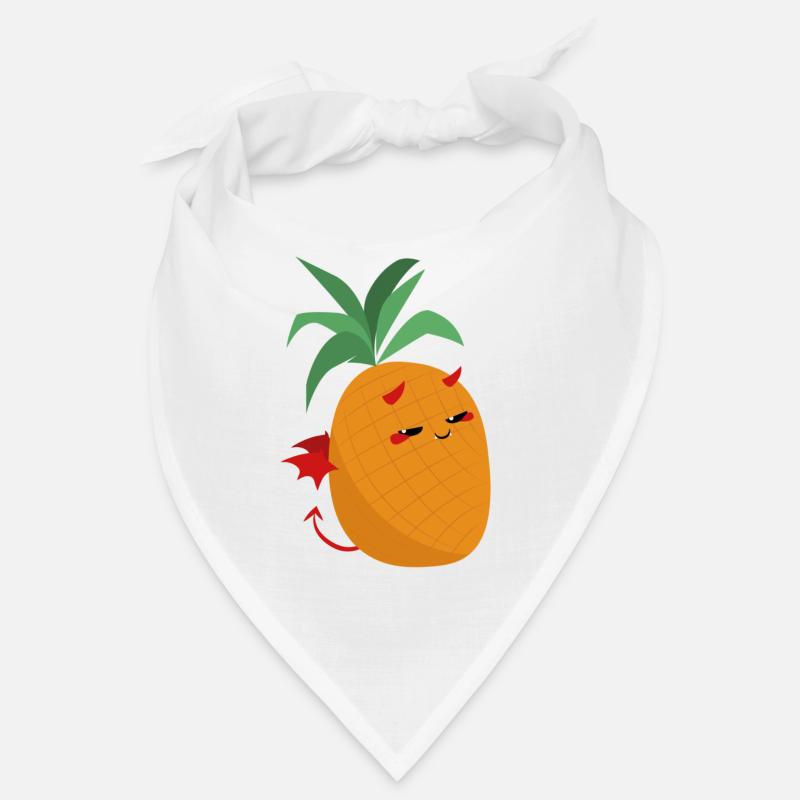 Cute Devil Pineapple - Little Fruity Demon Bandana