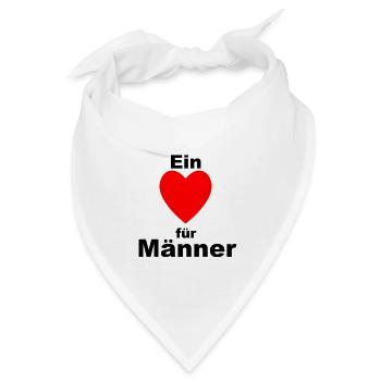 Männer - Bandana - Weiß - Vorne