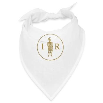 Prätorianer und Initialen IMPERIUM ROMANUM - Bandana - Weiß - Vorne
