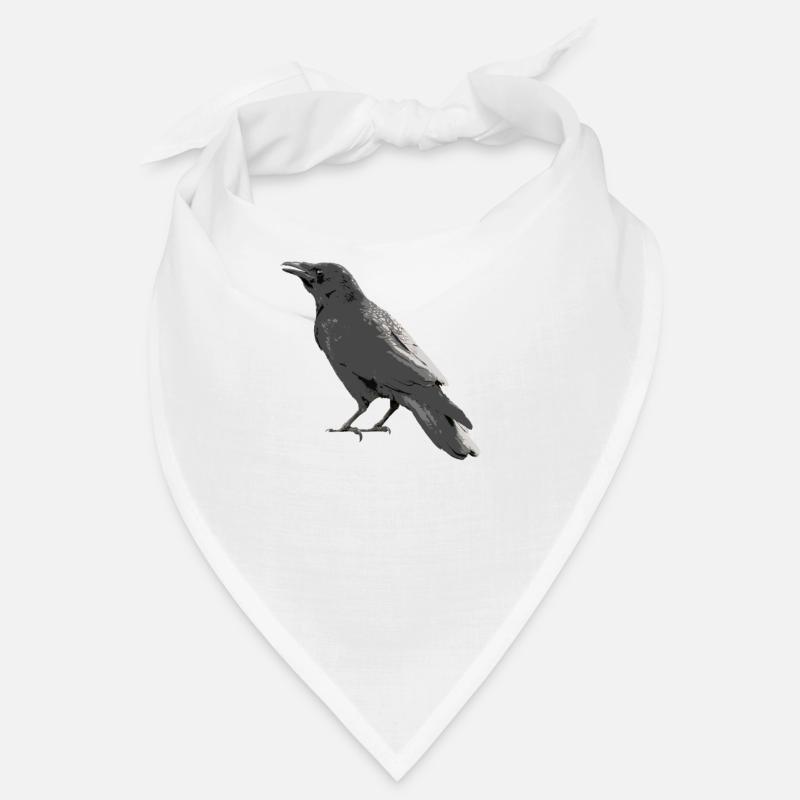Rabe - Bandana - Weiß