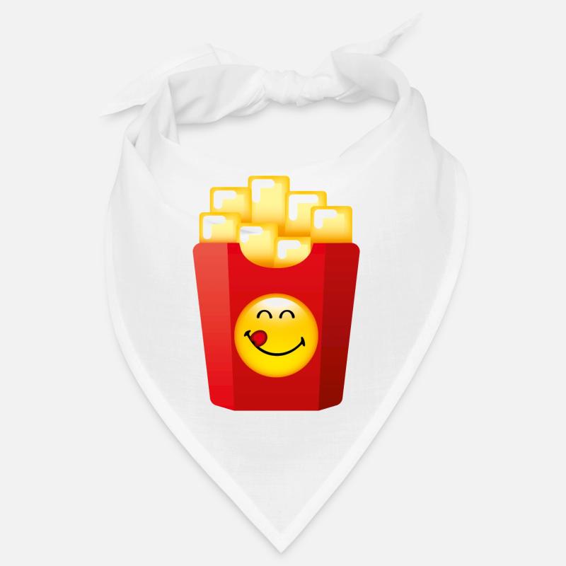 Smiley Chips - Bandana - Weiß