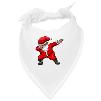 Santa Dab - Bandana - Weiß - Vorne