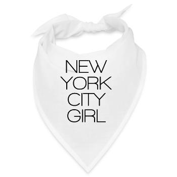 New york - Bandana - Weiß - Vorne