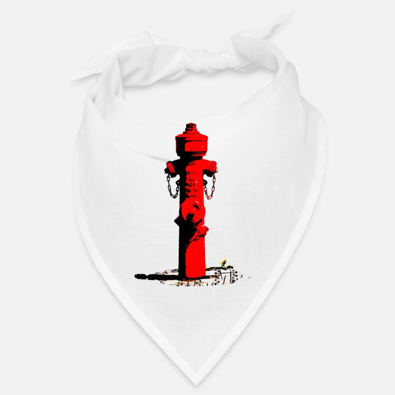 Roter Feuerhydrant / Fire Hydrant (DDP) Bandana