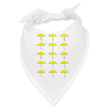 Umbrella Movement Strong for Hong Kong - Bandana - Weiß - Vorne