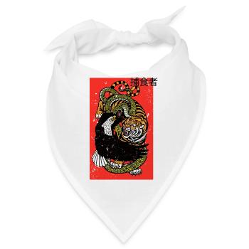 Tiger Snake Eagle - Bandana - Weiß - Vorne