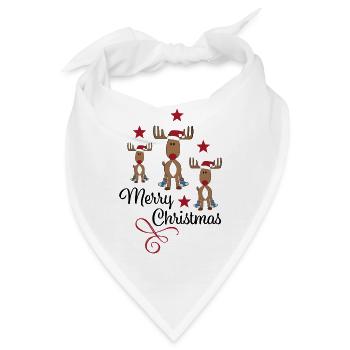 merry Christmas - Bandana - Weiß - Vorne