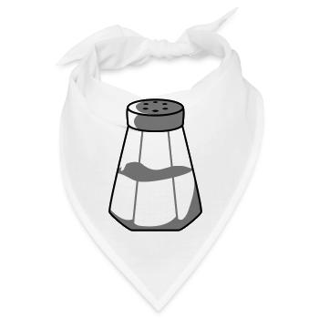Salz Spender Design - Bandana - Weiß - Vorne