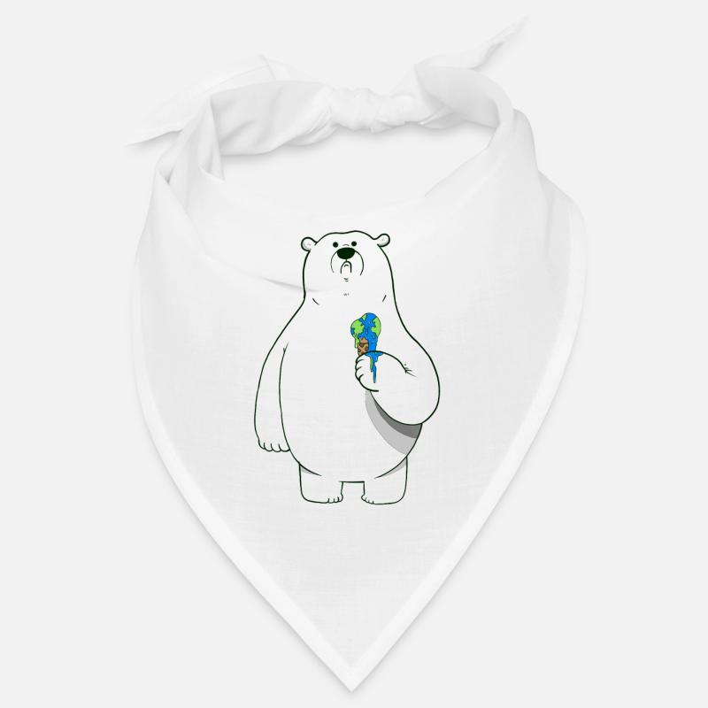 eisbär mit eis artsarah Bandana