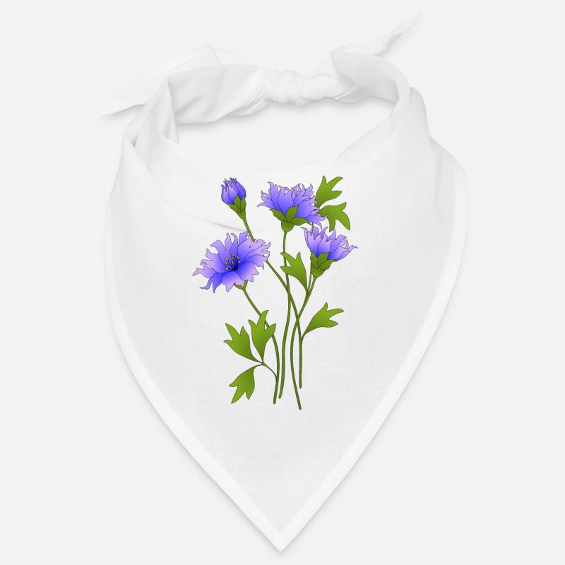 Blaue blumen Bandana
