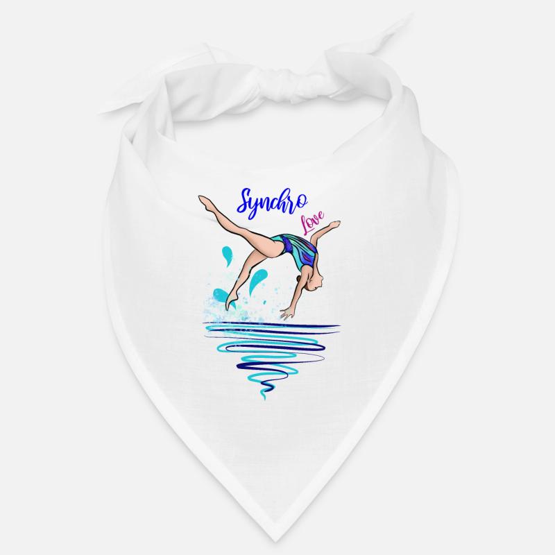 Amour synchro - Bandana - blanc