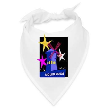 Moulin Rouge - Bandana - Weiß - Vorne