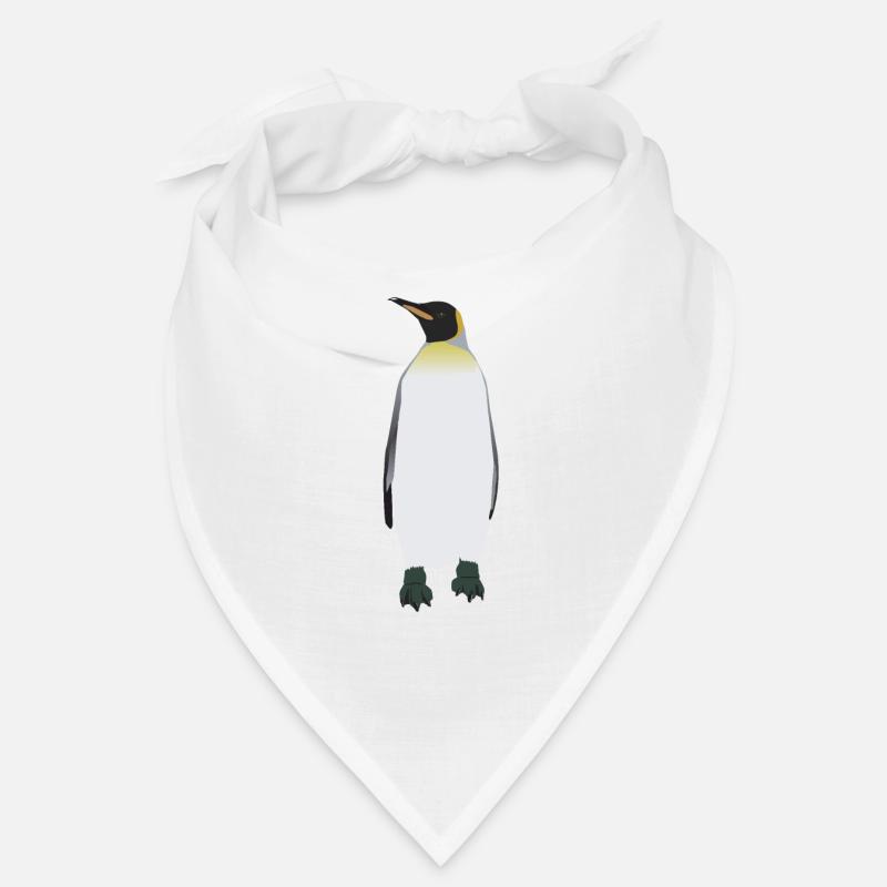Kaiser Pinguin - Bandana - Weiß