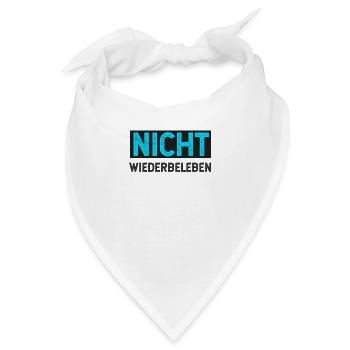 sprüche, lustige sprüche, lustige, humor, spruch - Bandana - Weiß - Vorne