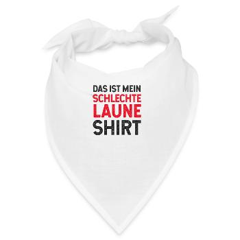 sprüche, lustige sprüche, lustige, humor, spruch - Bandana - Weiß - Vorne