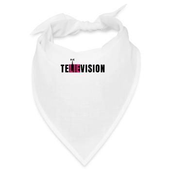 Medien Fernsehen lügen Widerstand Demo Geschenk - Bandana - Weiß - Vorne