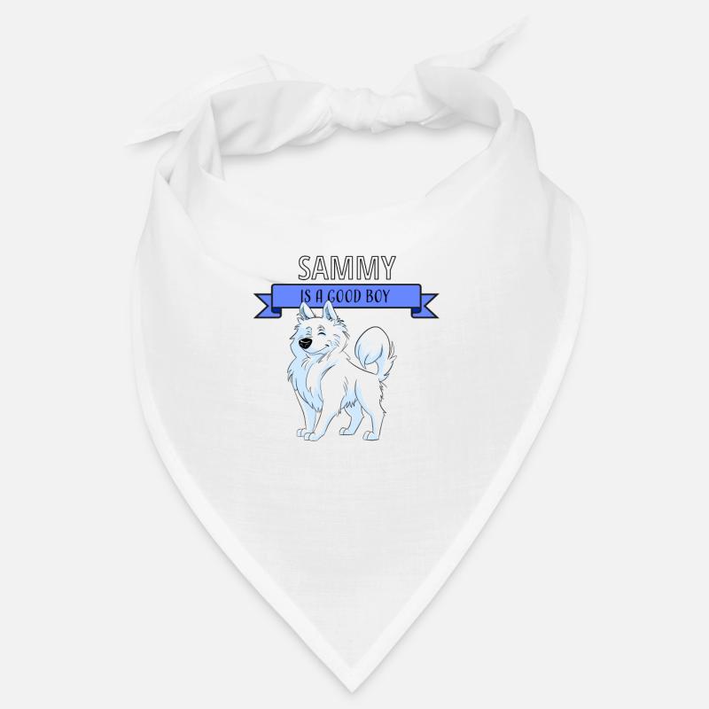 Sammy der Samojede - Bandana - Weiß