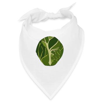 Rosenkohl - Bandana - Weiß - Vorne