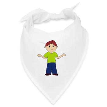 Ich weiß es nicht - Bandana - Weiß - Vorne