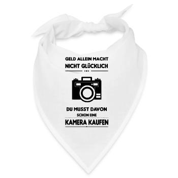 Fotografie Fotografieren Kamera Fotograf Spruch - Bandana - Weiß - Vorne